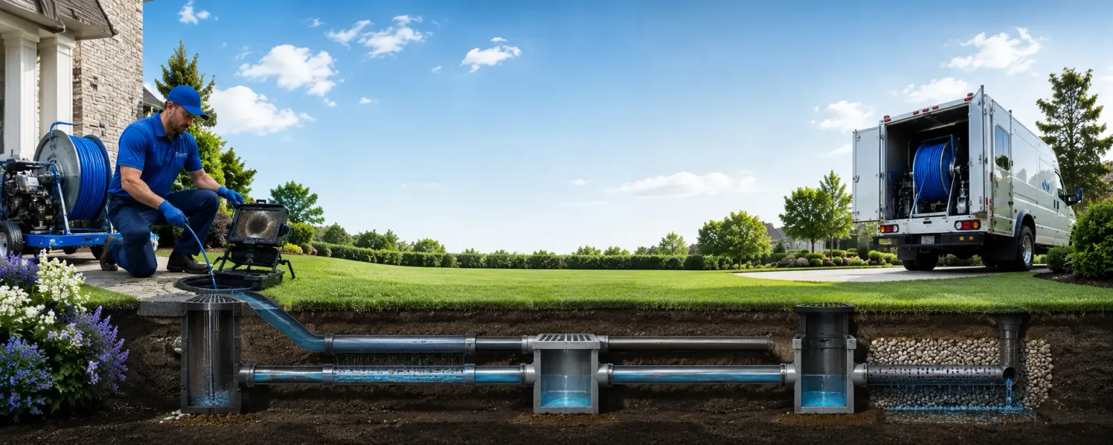 Outdoor drain cleaning information for Riverside, RI